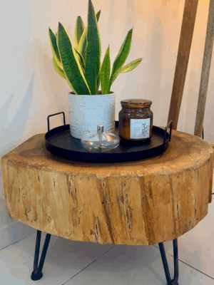Création d'une table à base d'uns souche de noyer